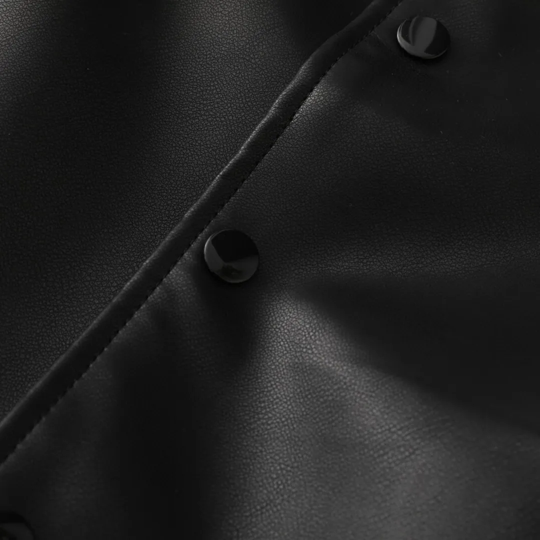 NK x SUP Leather Varsity Jacket - NK0009 - Image 10