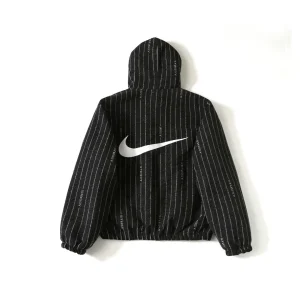 Alternative view of NK x Stussy Striped Wool Jacket  - NK0013