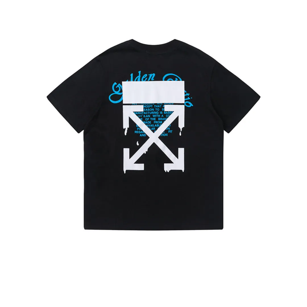 OW Dripping Arrows Slim Cotton T-Shirt - OW0011 - Image 4