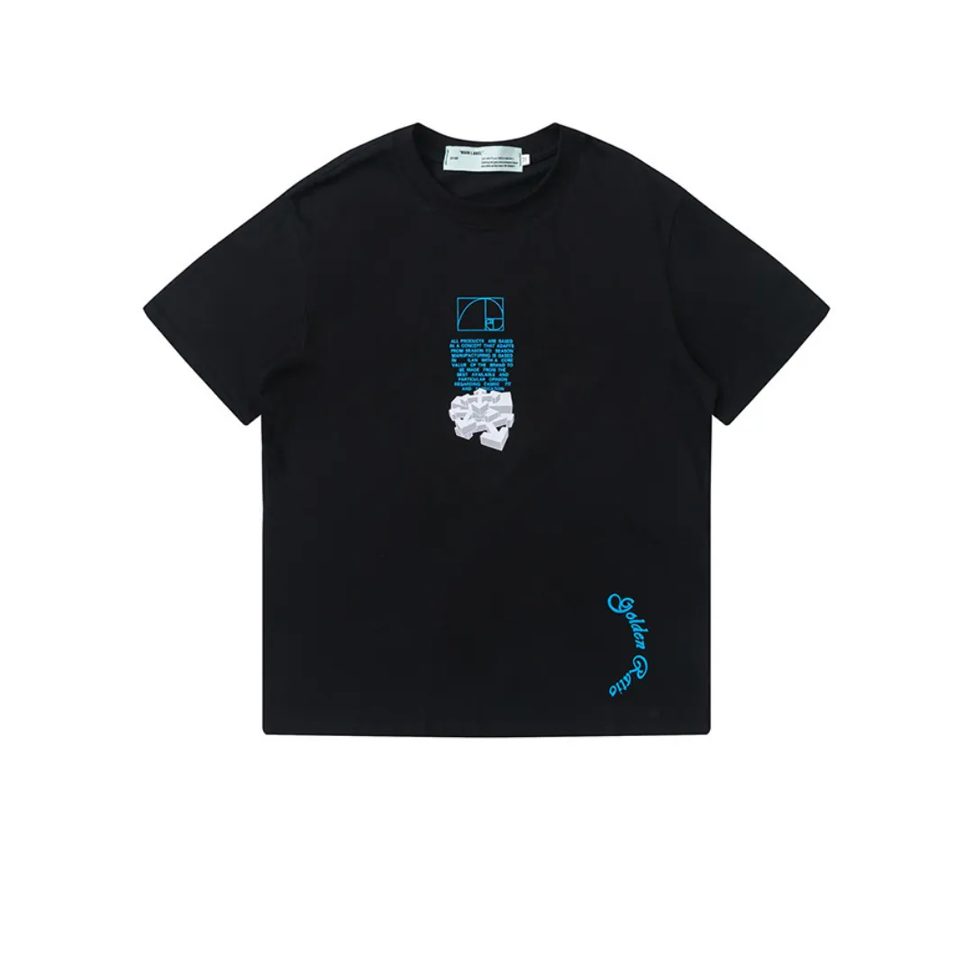 OW Dripping Arrows Slim Cotton T-Shirt - OW0011 - Image 3