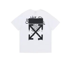 Alternative view of OW Dripping Arrows Slim Cotton T-Shirt - OW0011