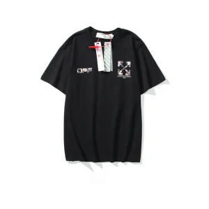 OW x Daisy flower Cotton T-Shirt - OW0013