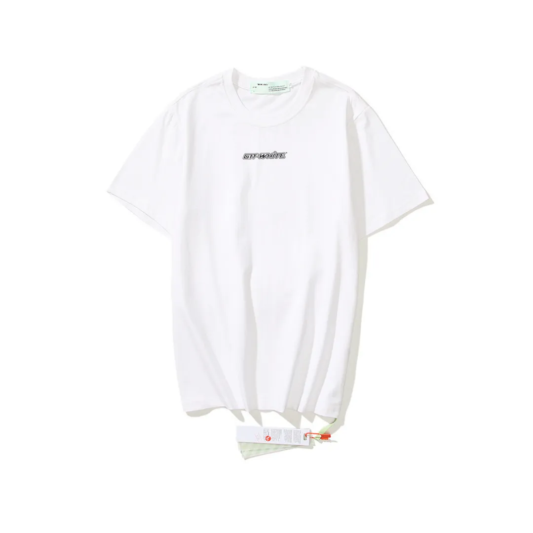 OW Co Virgil Abloh Back Arrow Cotton T-Shirt - OW0015 - Image 4