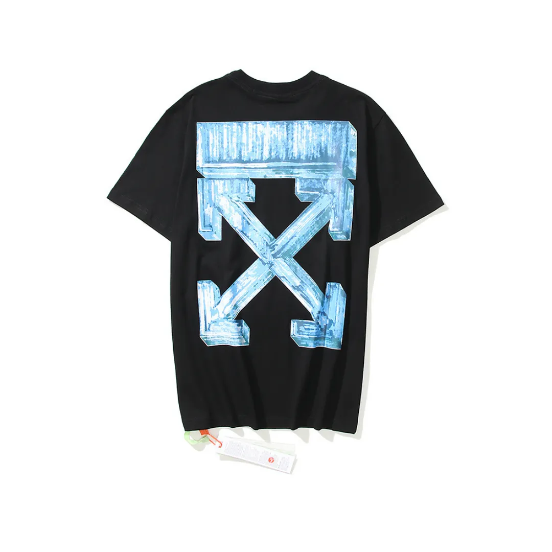 OW Co Virgil Abloh Back Arrow Cotton T-Shirt - OW0015 - Image 2
