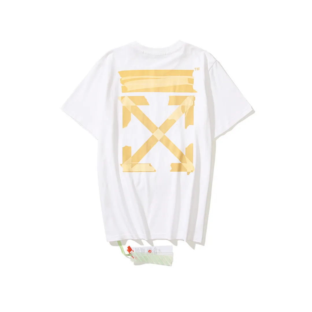 OW Tape Arrows Cotton T-Shirt - OW0016 - Image 2