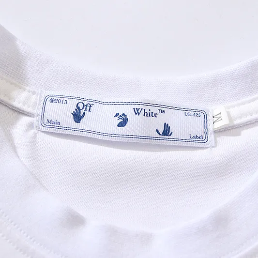 OW Logo Print Cotton T-Shirt - OW0018 - Image 14