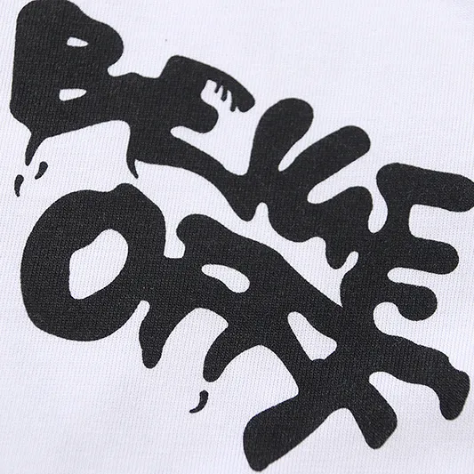 OW Logo Print Cotton T-Shirt - OW0018 - Image 20