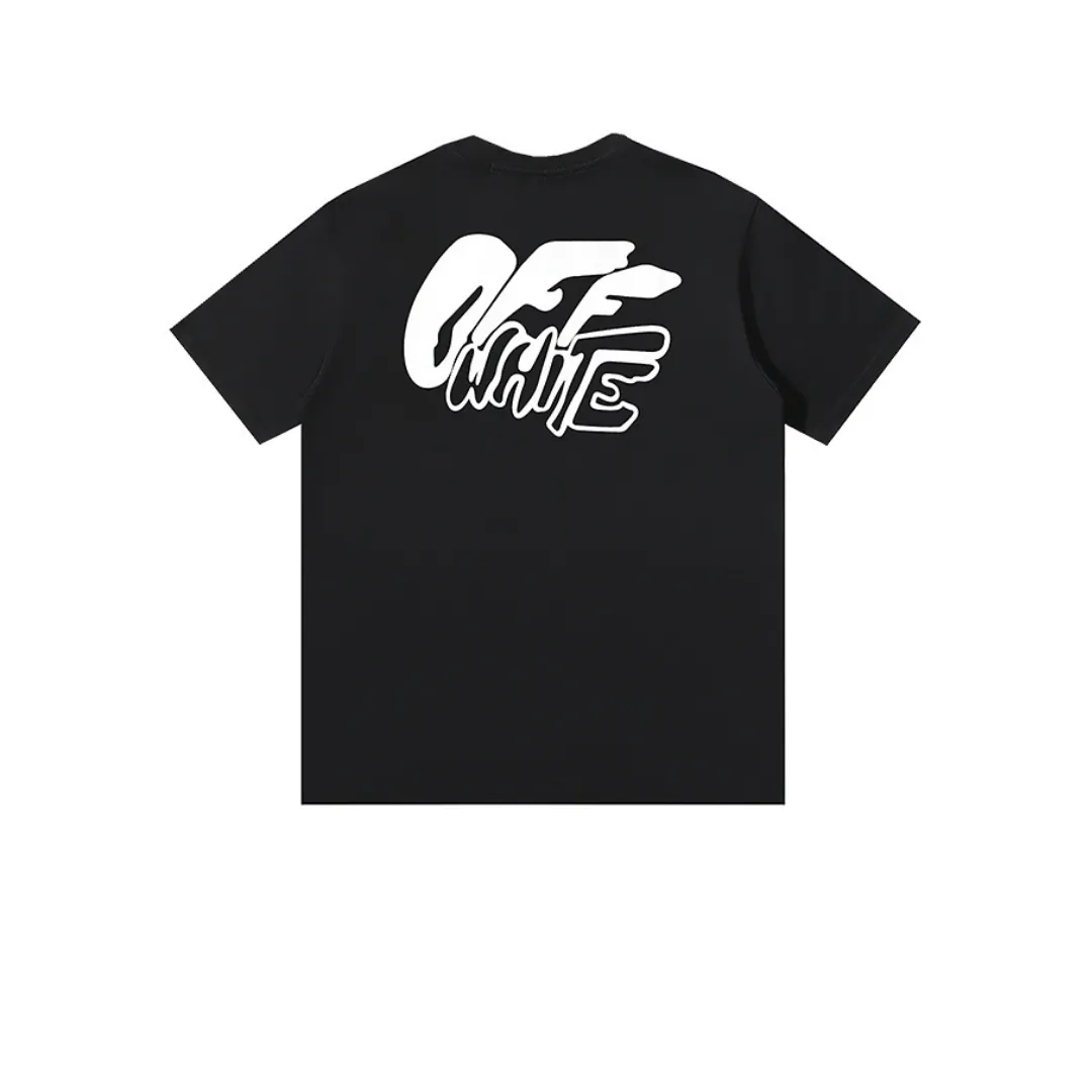 OW Logo Print Cotton T-Shirt - OW0018 - Image 4