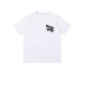OW Logo Print Cotton T-Shirt - OW0018