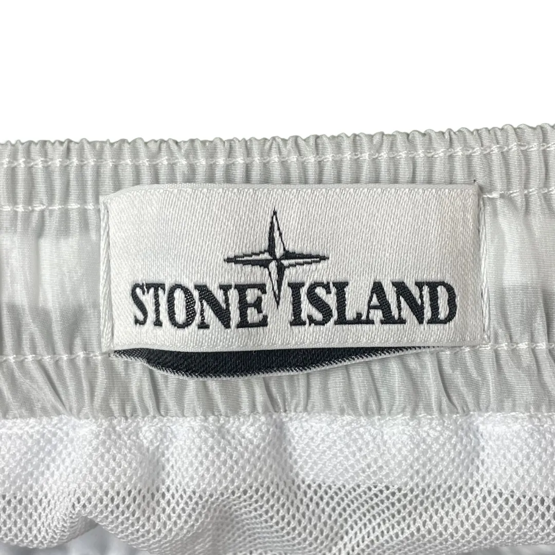 SI White Nylon Metal Shorts - 7 - SI0000007 - Image 4