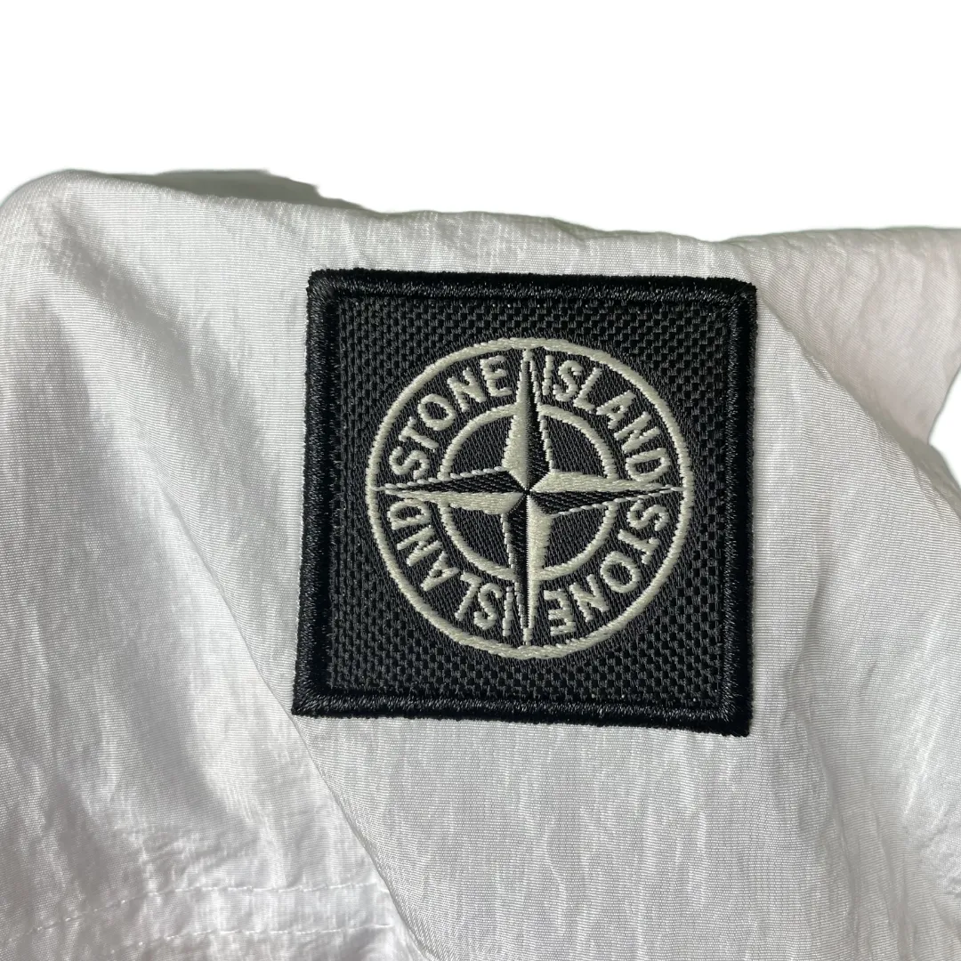 SI White Nylon Metal Shorts - 7 - SI0000007 - Image 3