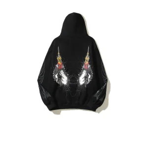 Alternative view of WDW Phoenix Soaring Through the Heavens Hoodie - WDW0007