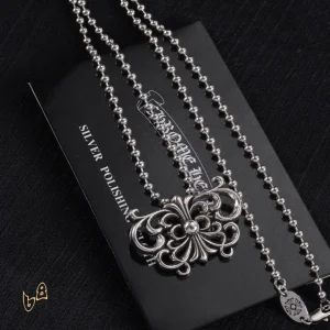 Alternative view of CH Butterfly Pendant Necklace - CH0031