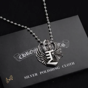 Alternative view of CH Wings Pendant Necklace - CH0033