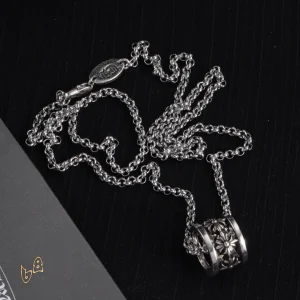 CH Cross Flower Ball Necklace - CH0036
