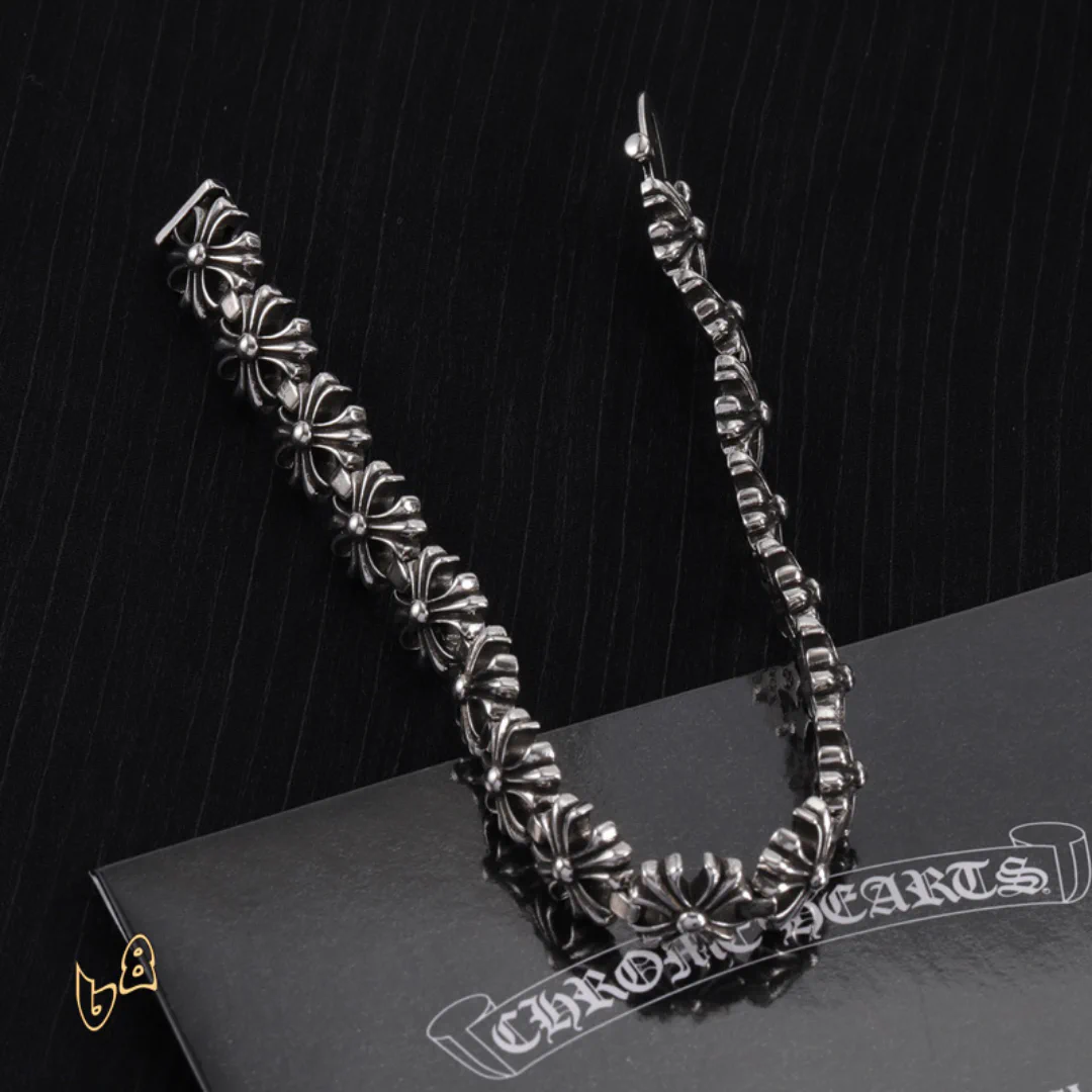 CH Cross Flower Bracelet - CH0068 - Image 5