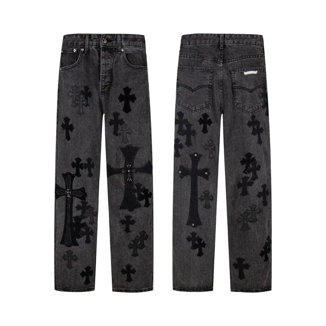CH Cross Patch Jeans - CH0133 - Image 3
