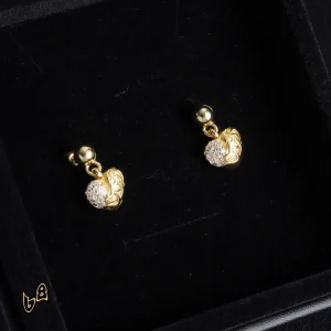 Alternative view of CH Vine Heart Drop Earrings - CH0166