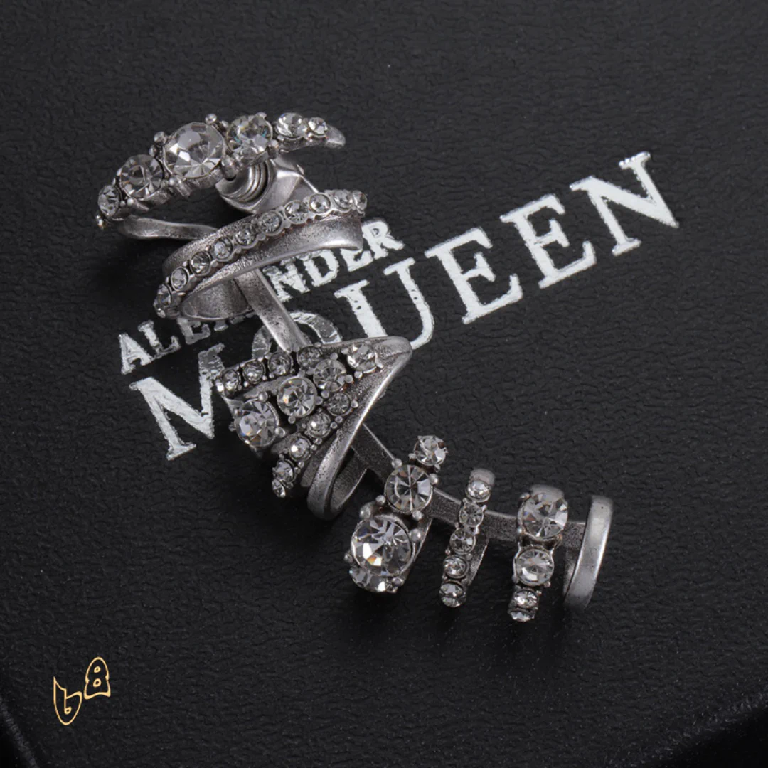 McQueen Multi Hoop Ear Cuffs - MCQ0015 - Image 5