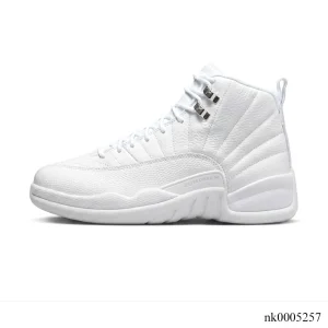 Alternative view of AJ 12 Retro All White Shoes Sneakers - nk0005257