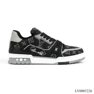 LV Trainer Black  Shoes Sneakers – LV0005226