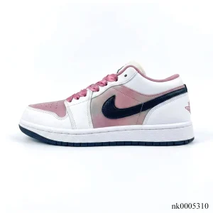 Alternative view of AJ 1 Low SE White Black Desert Berry Shoes Sneakers – nk0005310