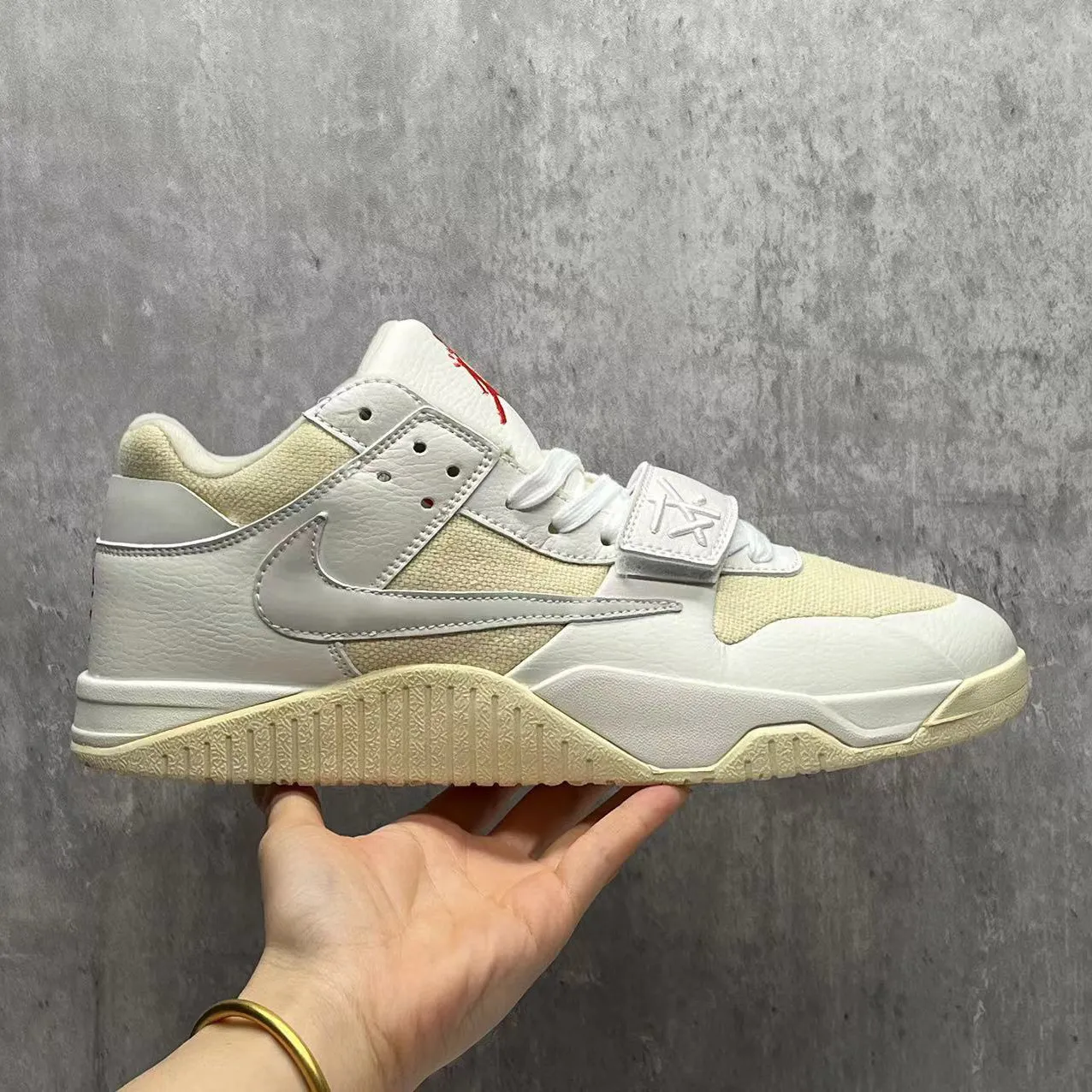 Travis Scott x AJ Jumpman Jack TR "White/Cream" Shoes Sneakers – nk0005326 - Image 3
