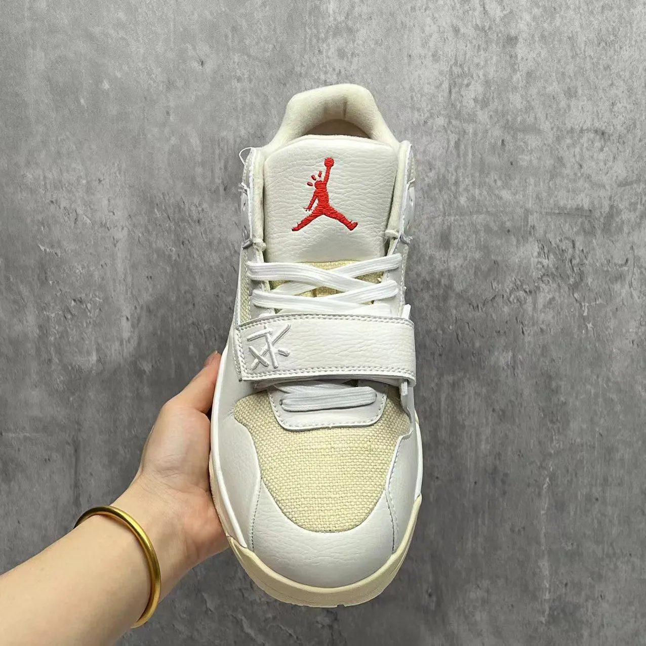 Travis Scott x AJ Jumpman Jack TR "White/Cream" Shoes Sneakers – nk0005326 - Image 9