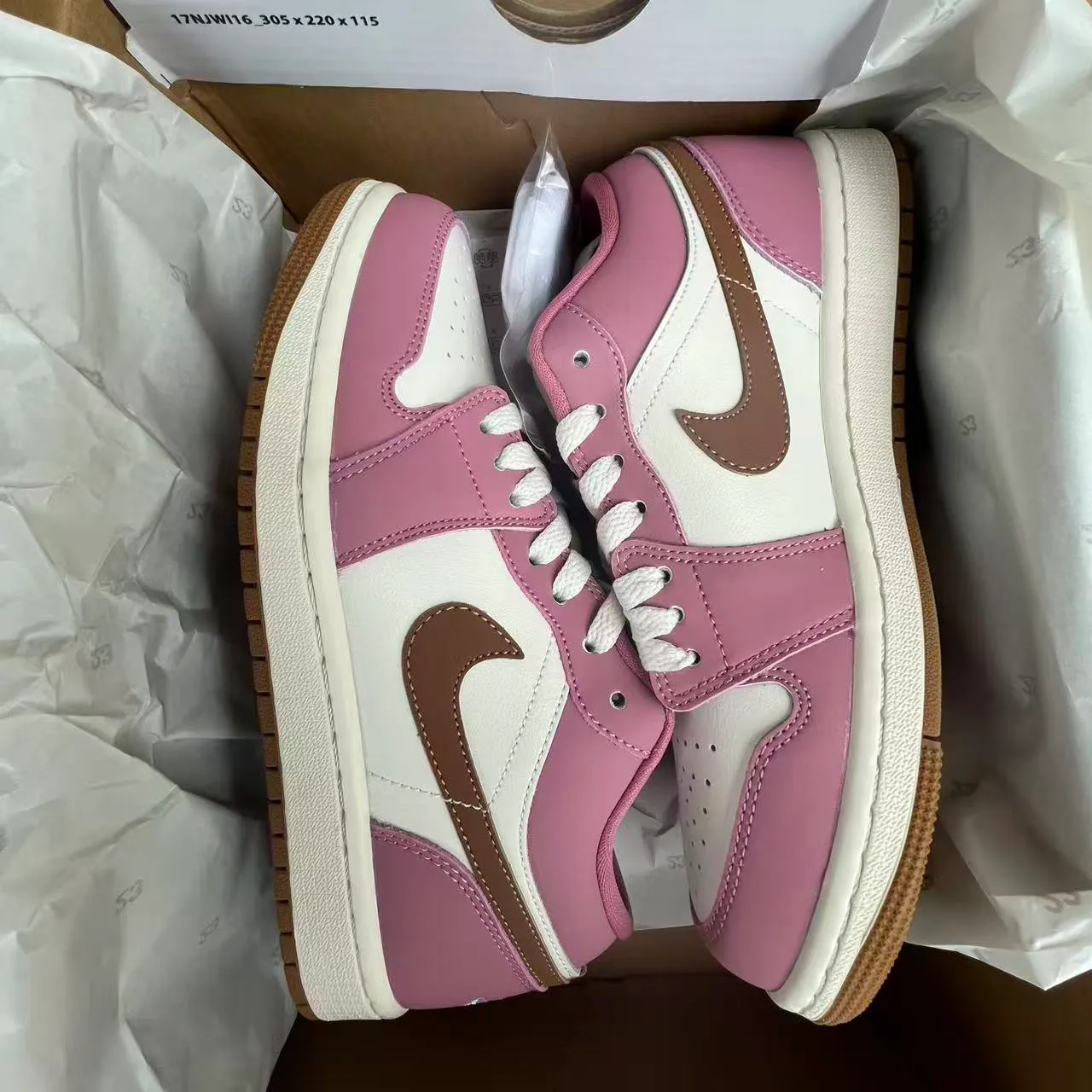 AJ 1 Low Desert Berry Shoes Sneakers - nk0002800 - Image 12