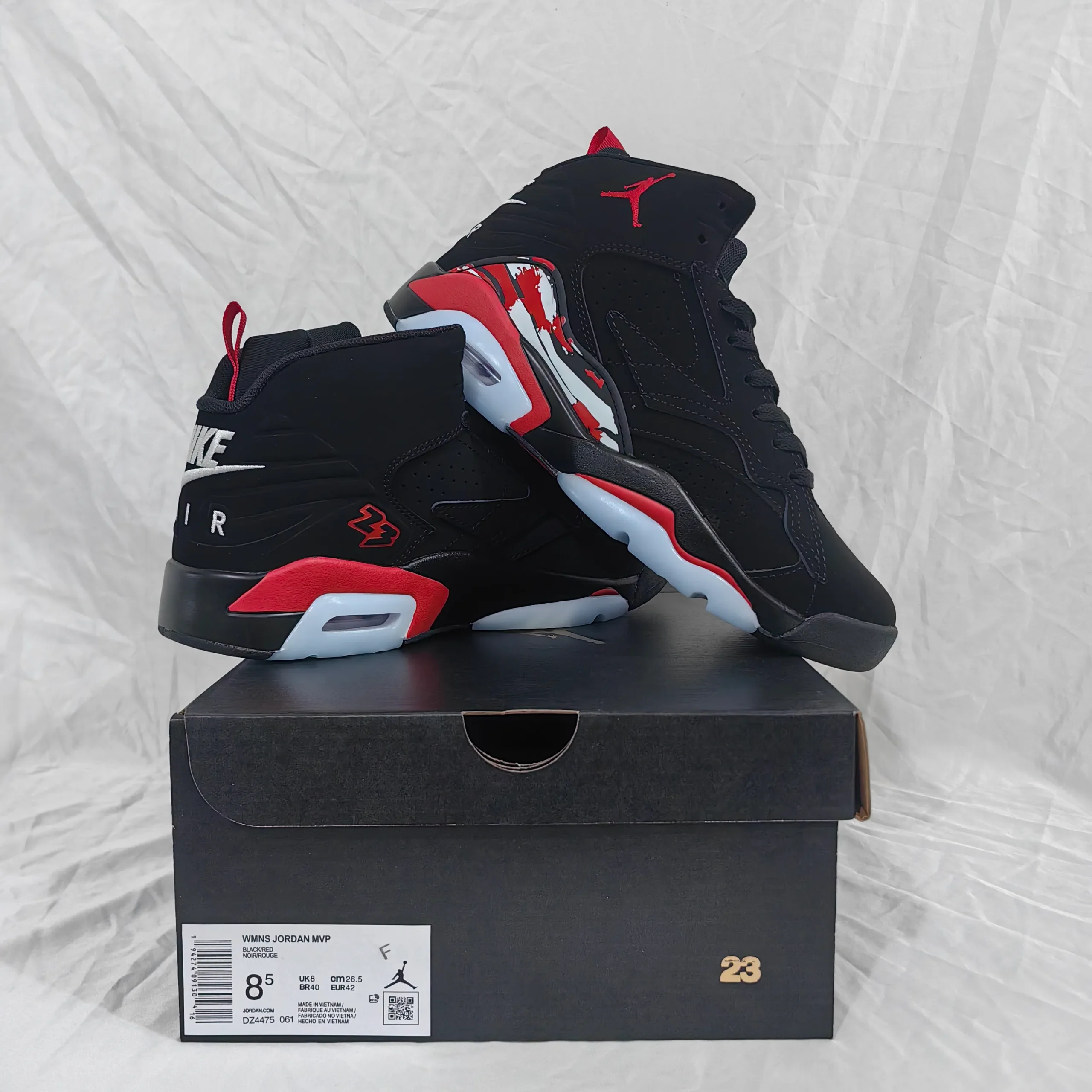 Premium AJ MVP 678 ‘Bred’ Shoes Sneakers - nk0004851 - Image 7