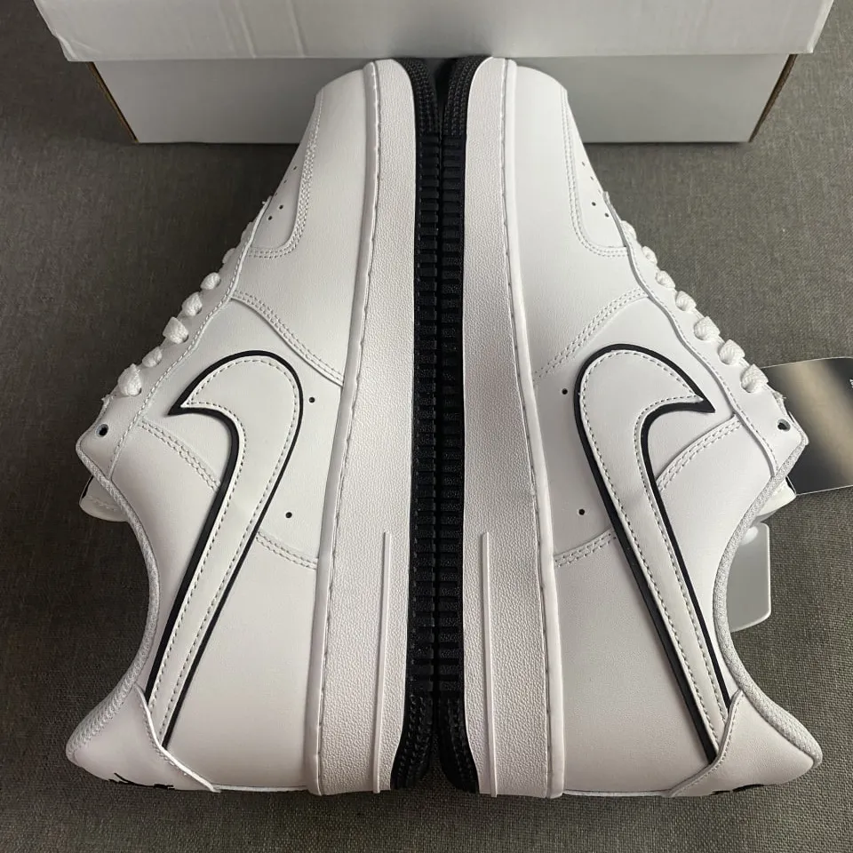 AF 1 '07 Low "White Black Outline Swoosh" Shoes Sneakers - nk0005358 - Image 8