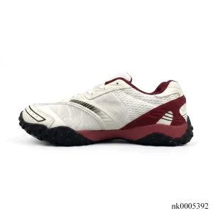 Alternative view of FL Echappe 2 White and Wine-Red Shoes Sneakers - nk0005392