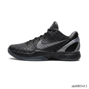 Alternative view of NK Zoom Kobe 6 'Blackout' Shoes Sneakers - nk0005413