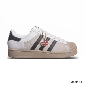 AD Superstar II "Core White / Core Black / Khaki Three" Shoes Sneakers - nk0005443