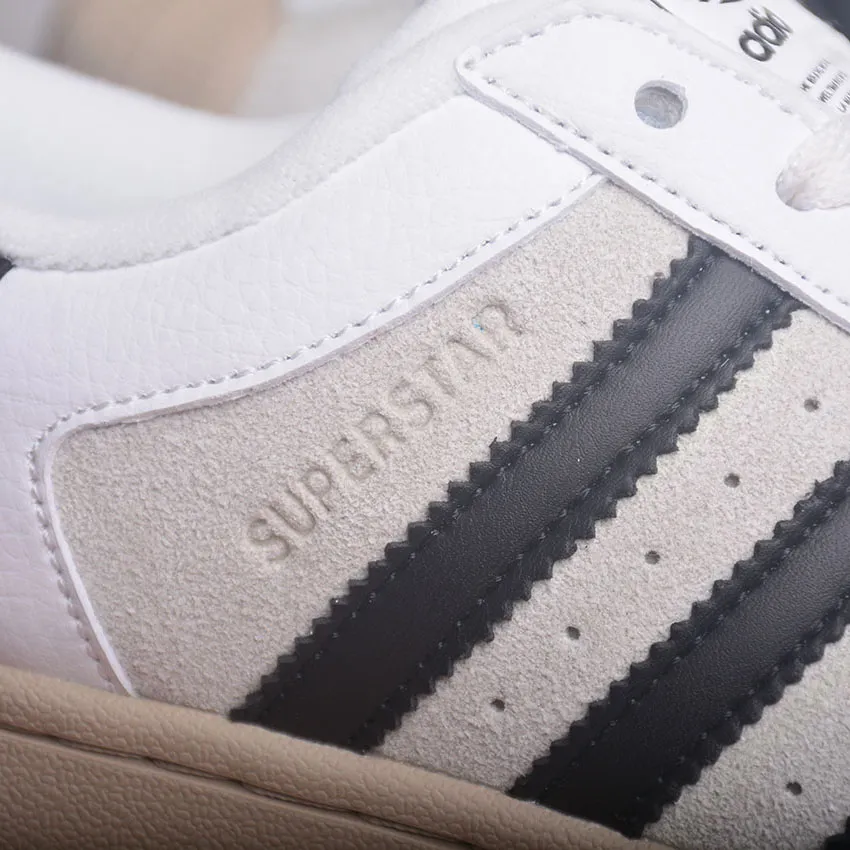 AD Superstar II "Core White / Core Black / Khaki Three" Shoes Sneakers - nk0005443 - Image 6