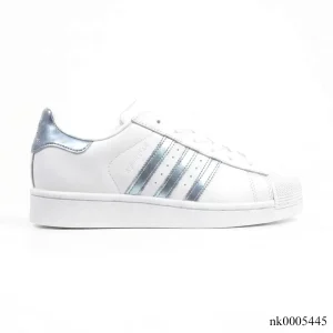 AD Superstar White Silver Metallic Shoes Sneakers - nk0005445