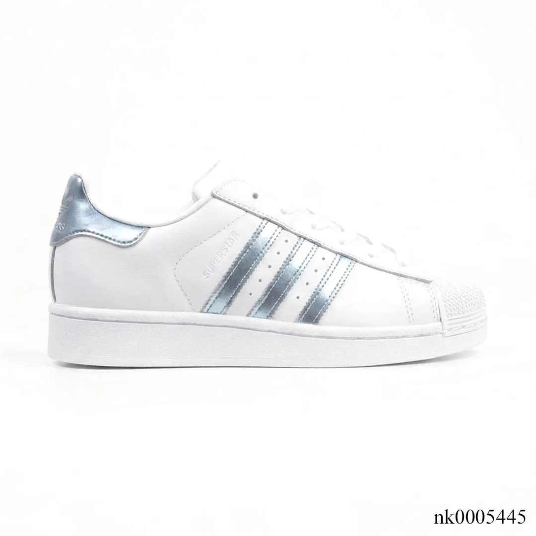 AD Superstar White Silver Metallic Shoes Sneakers - nk0005445