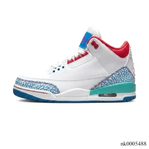 Alternative view of AJ 3 Retro 'Play Your Way'/'Chalk & Track Red' Shoes Sneakers – nk0005488