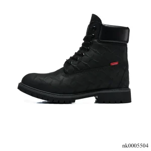 Alternative view of [PREMIUM] SUP x TBL 6-Inch Premium Waterproof Boot 'Embossed Diamond Plate - Black' Shoes Sneakers - nk0005504