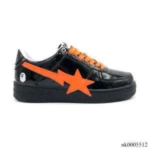 A Bathing Ape Bape Sta OS Feature Exclusive M2 Black Orange Shoes Sneakers - nk0005512
