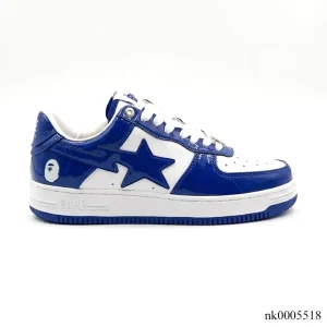 A Bathing Ape Bape Sta #5 Blue Shoes Sneakers - nk0005518