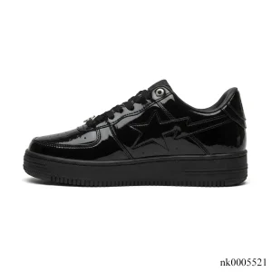 Alternative view of A Bathing Ape Bape Sta Low Patent Black Shoes Sneakers - nk0005521