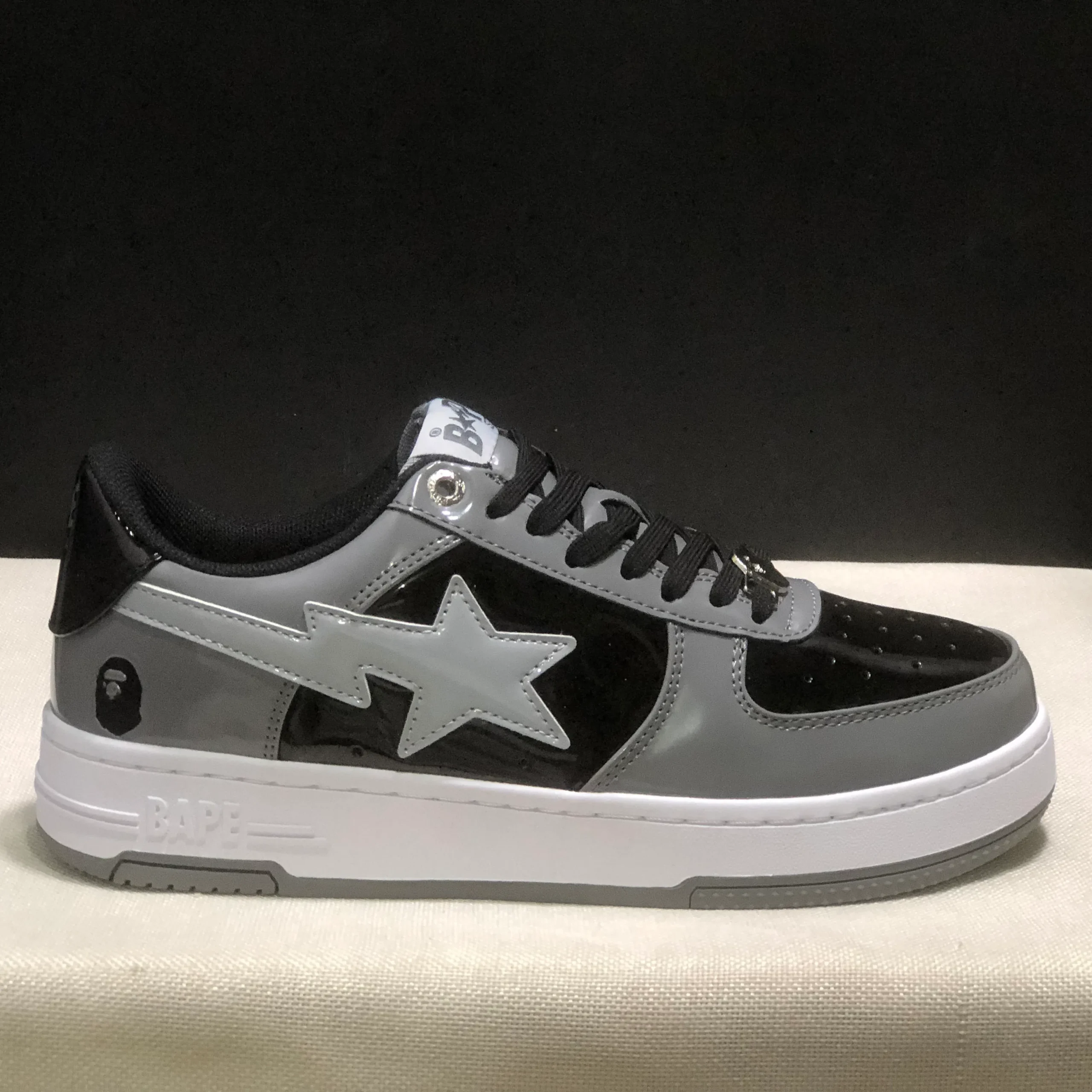 Bapesta #1 M1 'Grey' Shoes Sneakers - nk0005523 - Image 3