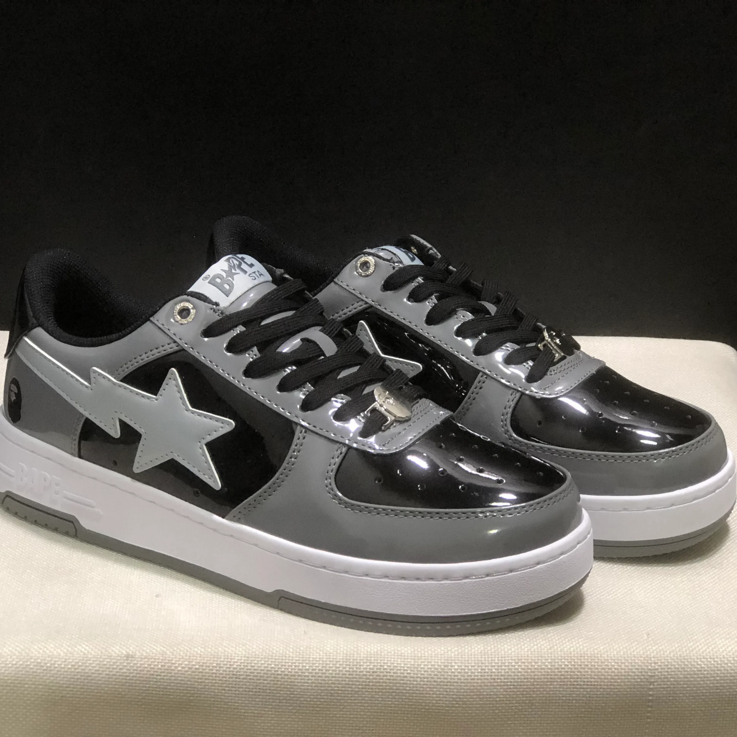 Bapesta #1 M1 'Grey' Shoes Sneakers - nk0005523 - Image 5