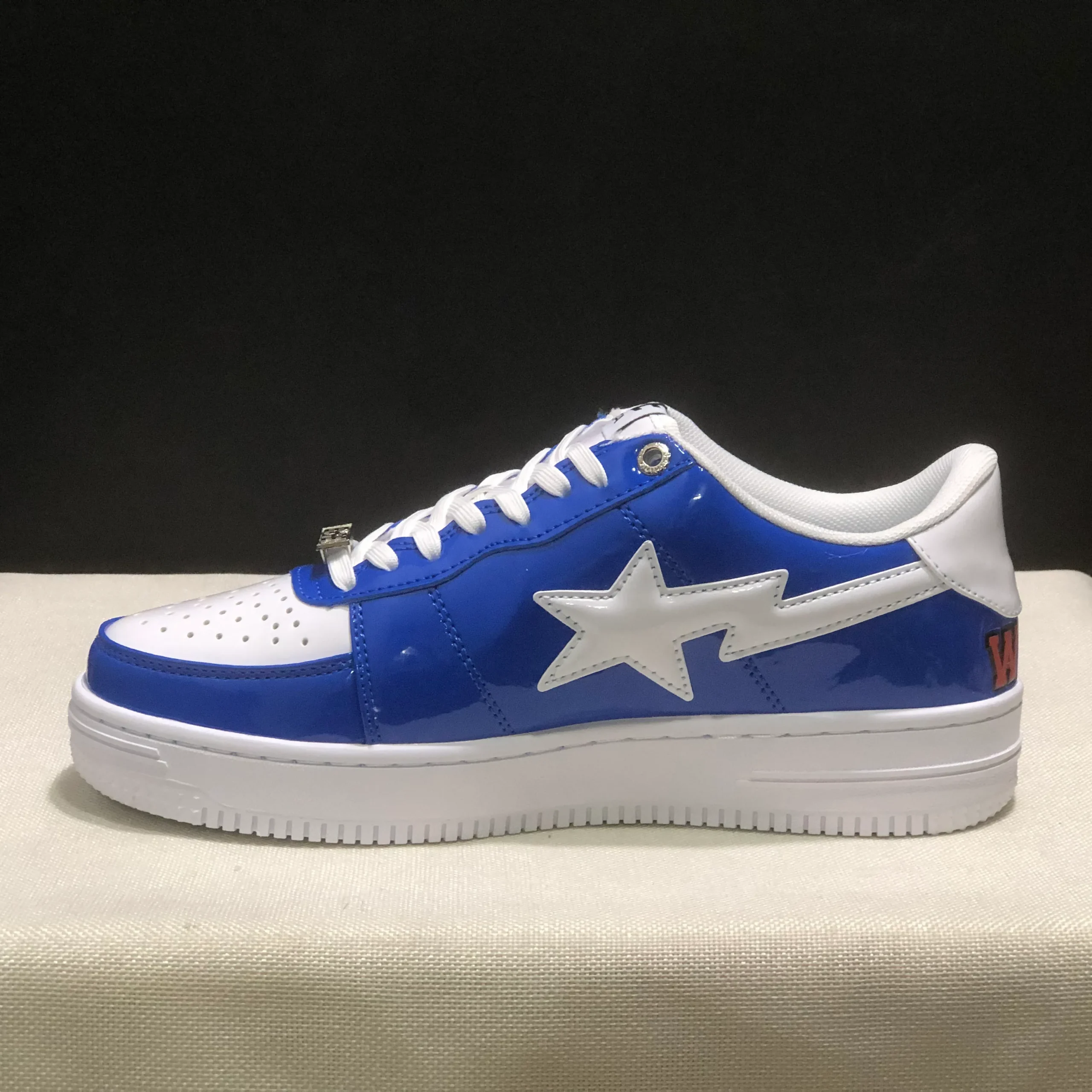 Bapesta Low M1 'Shark Face - Blue' Shoes Sneakers - nk0005526 - Image 4