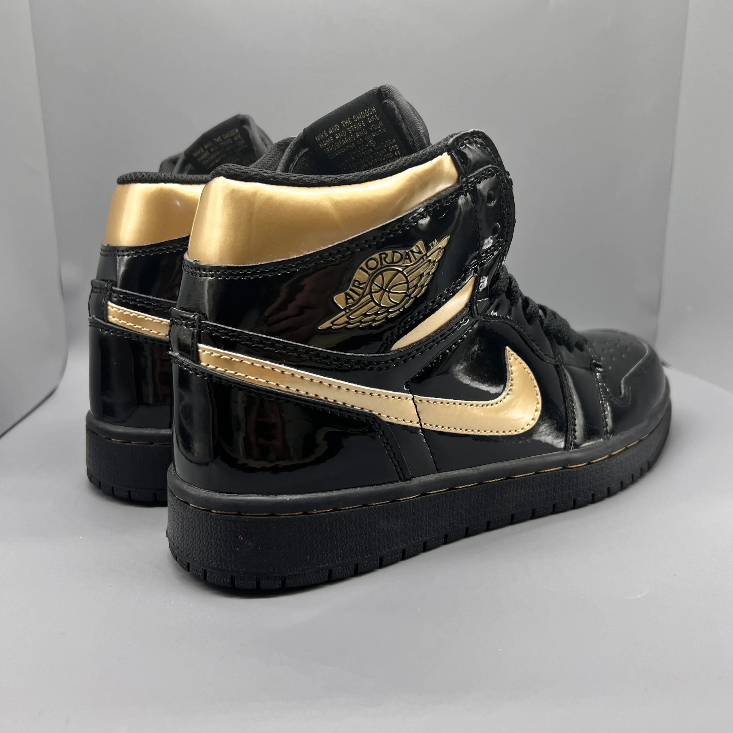 AJ 1 Retro High OG "Black Metallic Gold" Shoes Sneakers – nk0005530 - Image 7