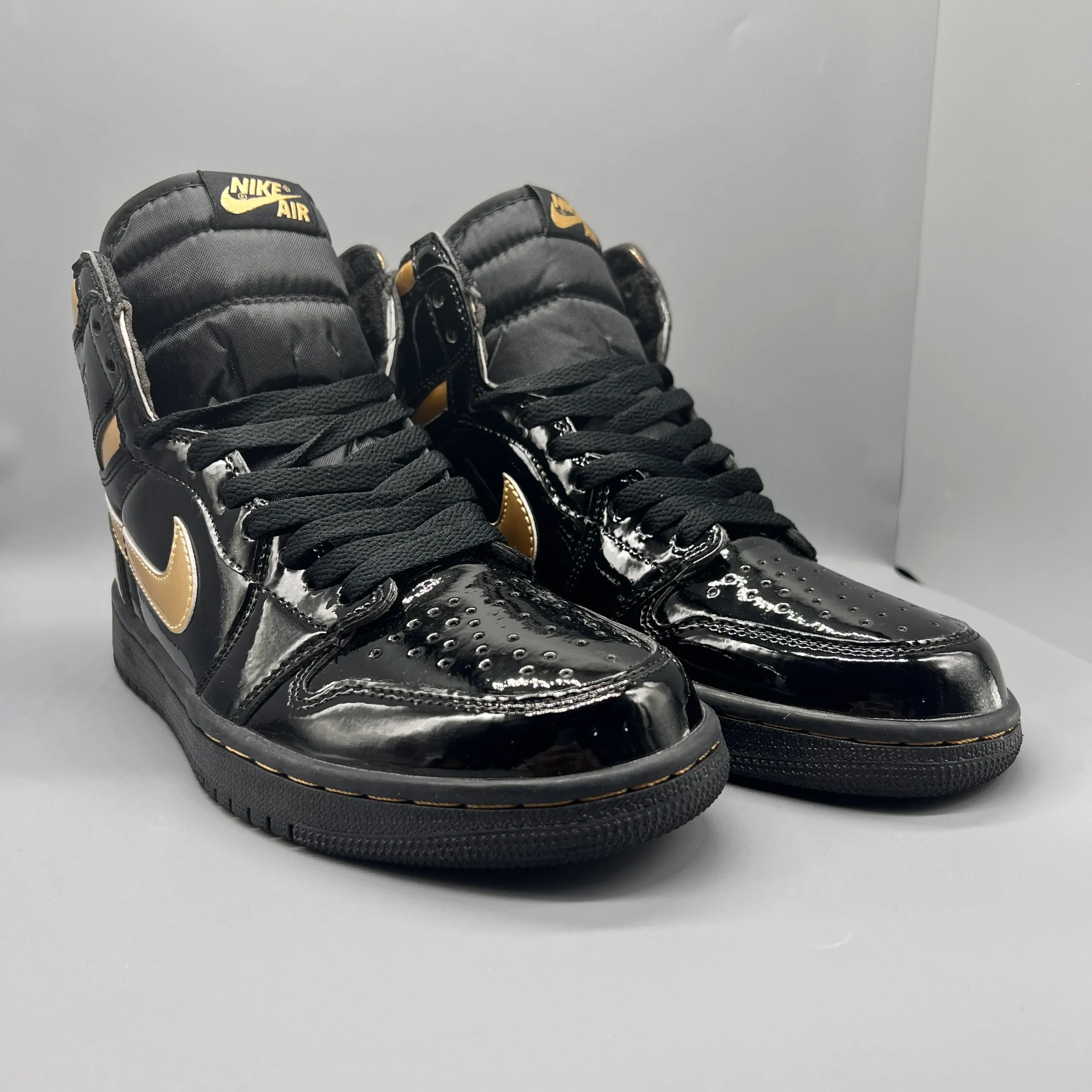 AJ 1 Retro High OG "Black Metallic Gold" Shoes Sneakers – nk0005530 - Image 8